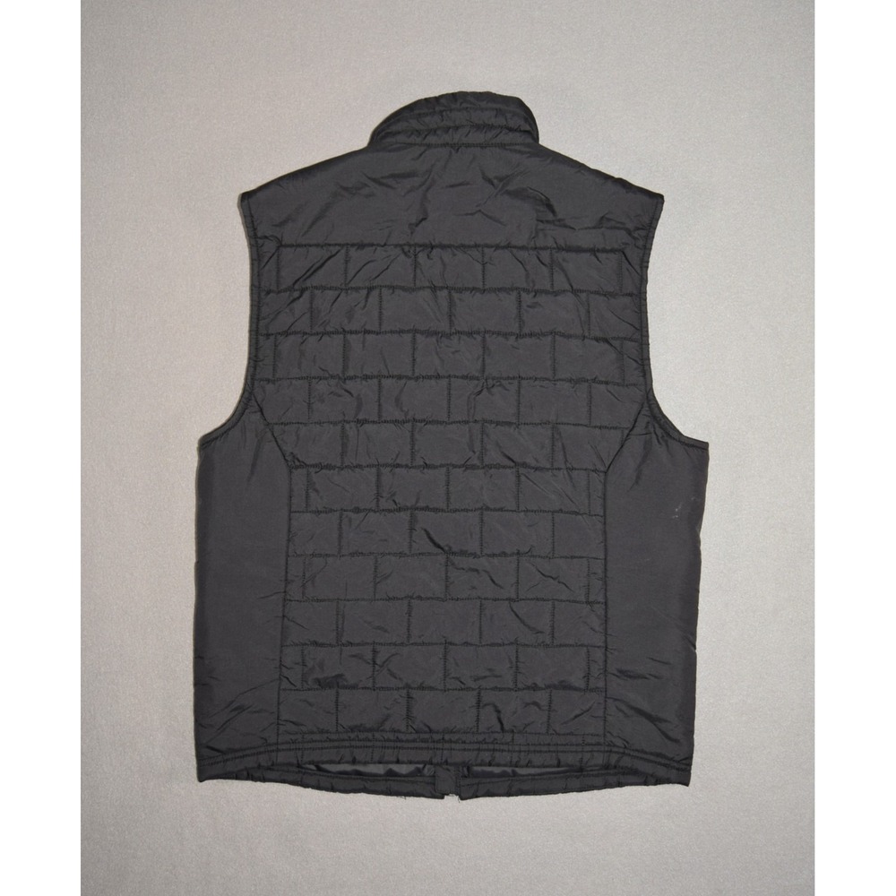 Abercrombie & Fitch Jacket Mens Medium Black Quilted Vest Primaloft Insulated - Picture 6 of 8